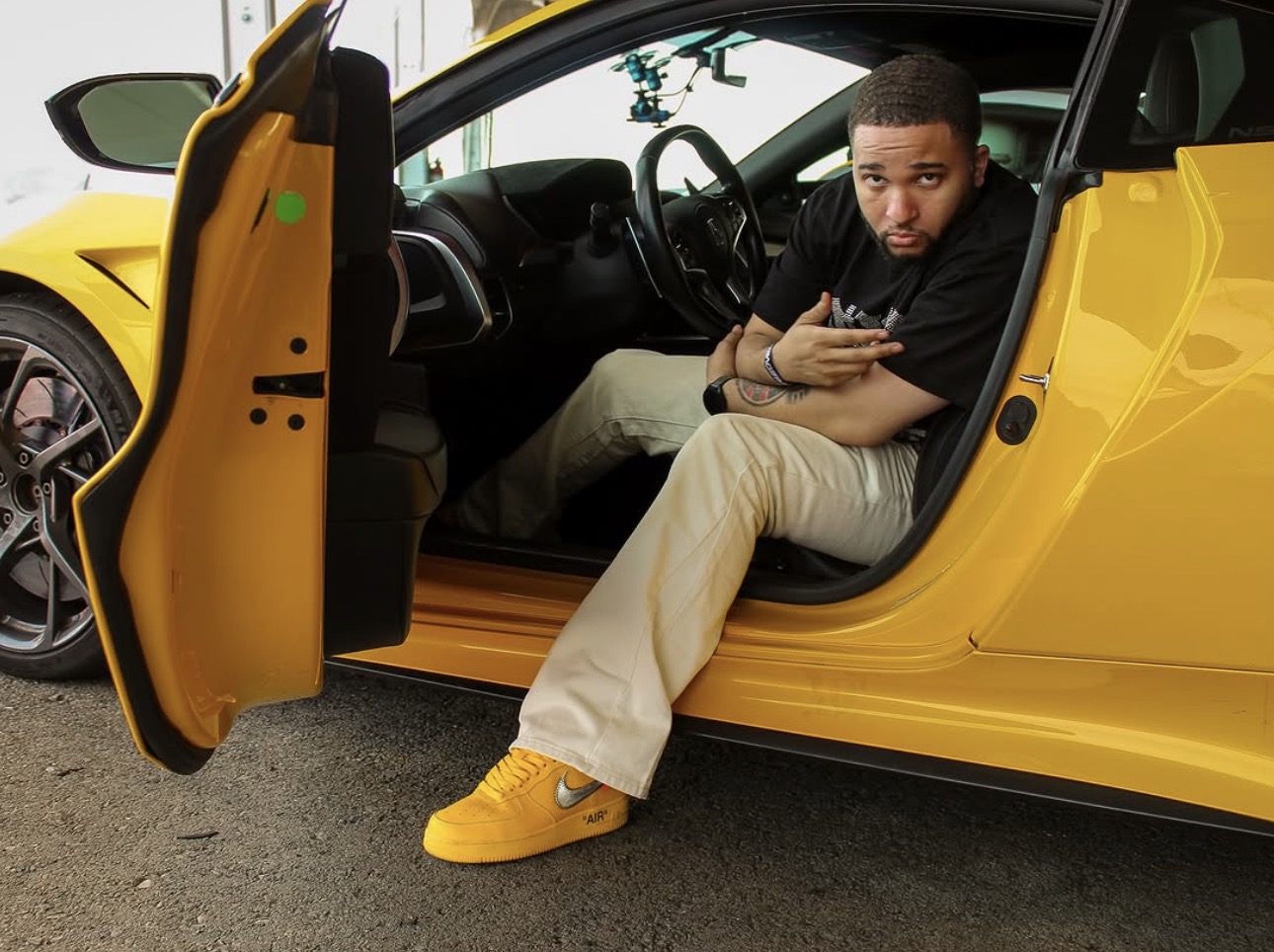 Yellow Lamborghini